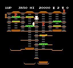 This is the second level. Notice the many, many choke points for the enemies to kill you with.