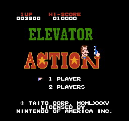 In Elevator Action, you are the letter N.